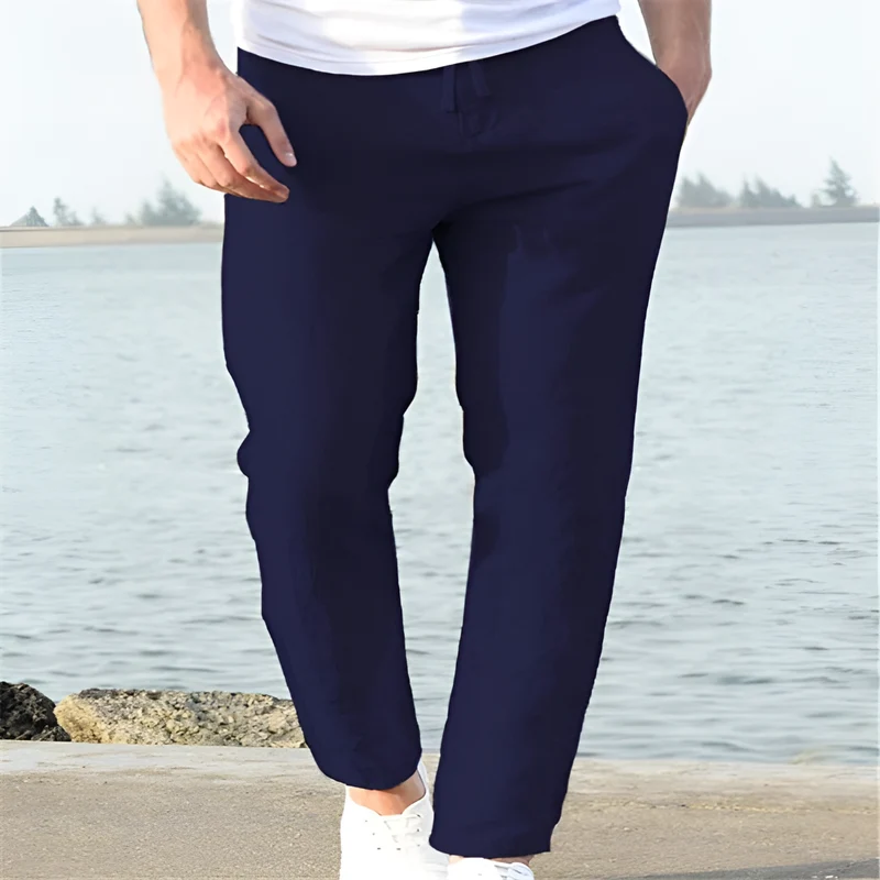 Pantaloni in lino da uomo | pantaloni estivi casual