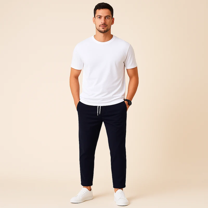 Pantaloni slim fit moderni da uomo | pantaloni sportivi comodi