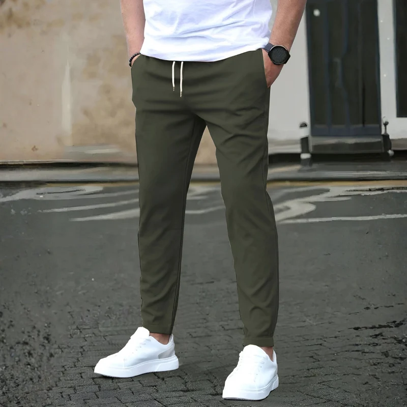 Pantaloni slim fit moderni da uomo | pantaloni sportivi comodi