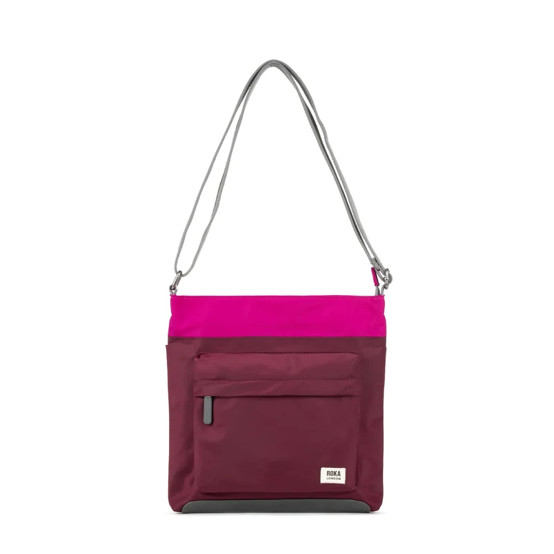 ROKA Kreativer Abfall Kennington B Plum / Candy Medium Recycling-Nylonbeutel