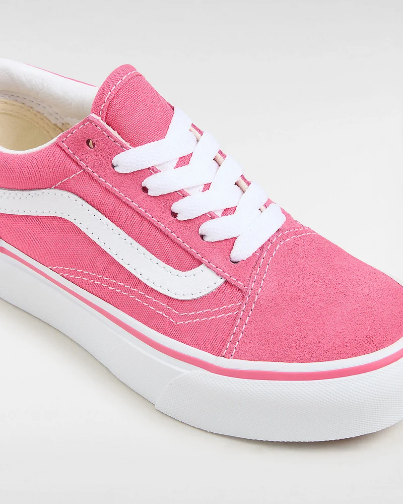 VANS Old Skool Plateau-Sneaker für Kinder – Honey Suckle