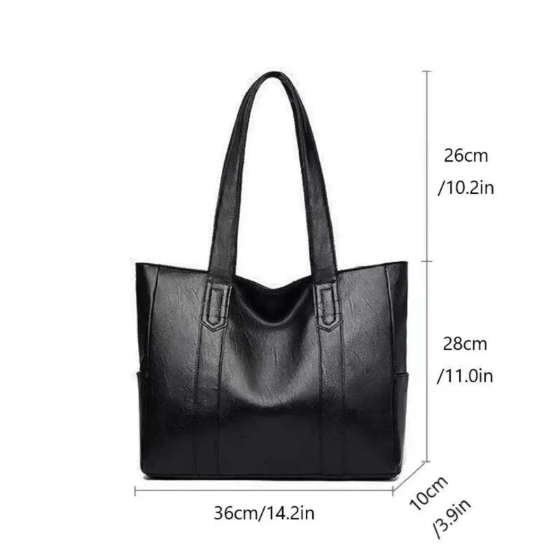 Elegante borsa a tracolla in pelle con design retrò