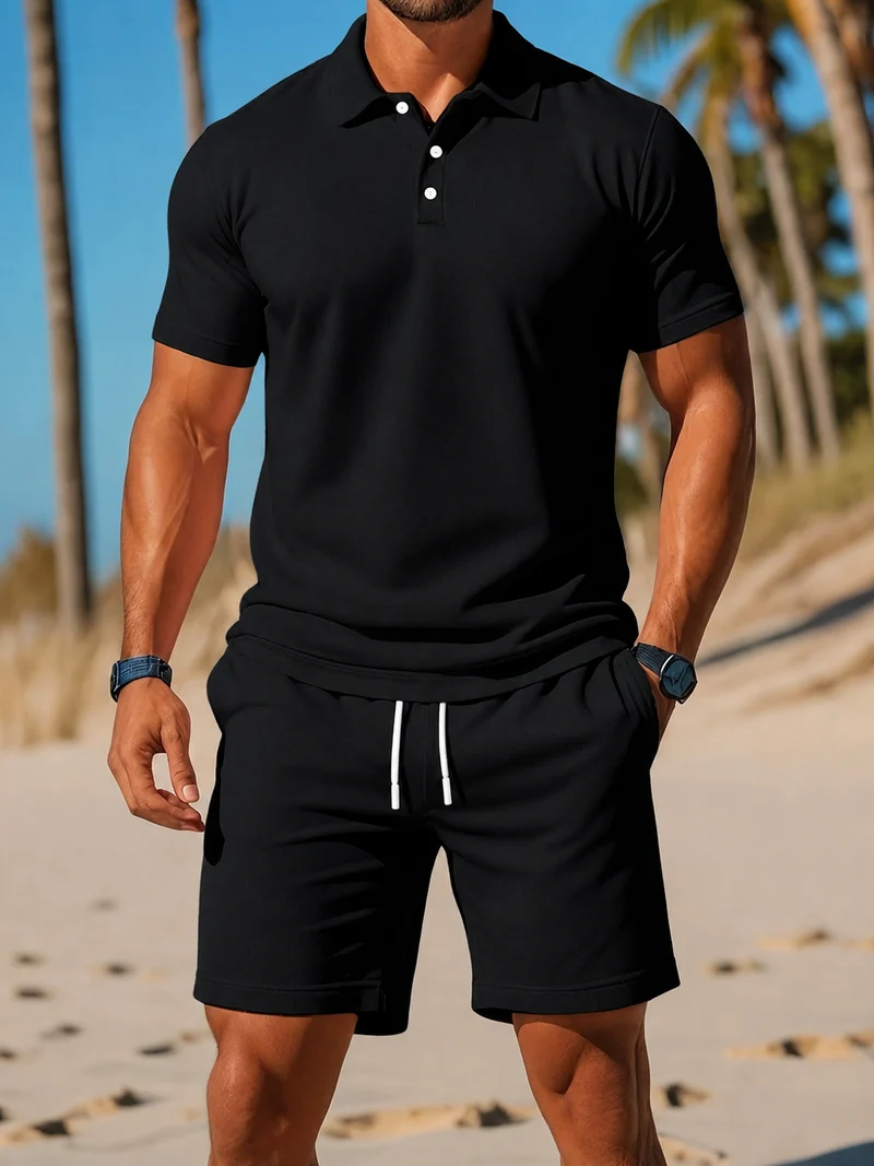 Set casual da uomo | Polo e pantaloncini per l’estate