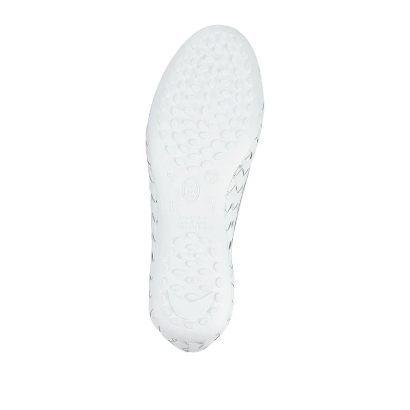 Leather Cushioned Pumps - BELBT41000 / 327 495 - White