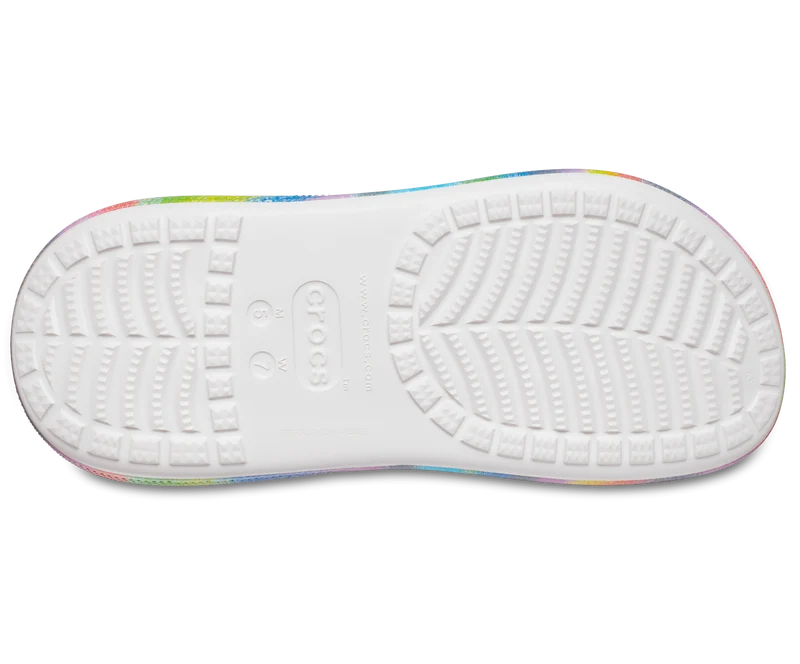 Crocs Unisex Classic Crush Spray Dye Clog – Schwarz