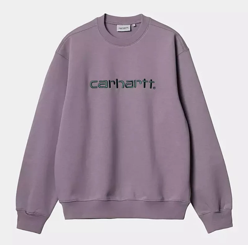Carhartt WIP Herren Carhartt WIP Sweat-Top – Glasiges Lila