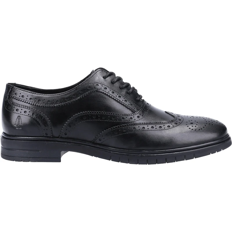 Hush Puppies Brogue-Schuhe aus Santiago-Leder für Herren – Schwarz