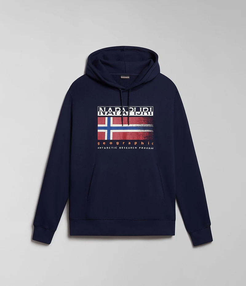 Napapijri Kreis Herren-Hoodie – Marineblau