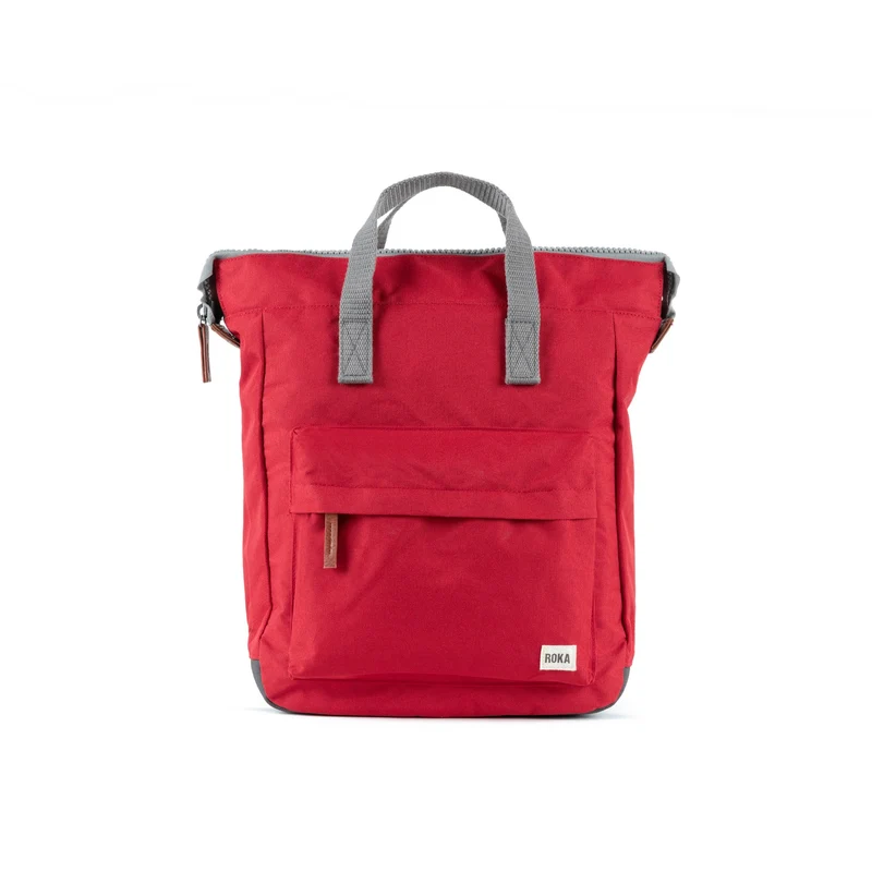 ROKA Bantry B Mars Red Medium Tasche aus recyceltem Canvas