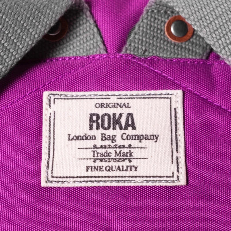 ROKA Bantry B Violet Medium Tasche aus recyceltem Canvas