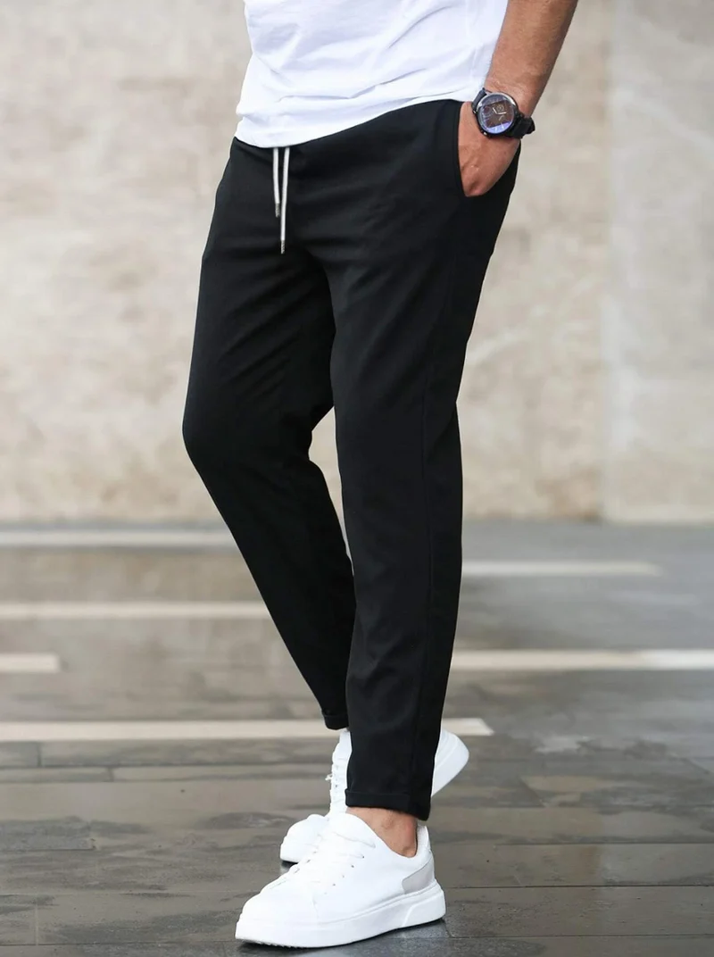 Pantaloni elasticizzati uomo | Pantaloni comodi per lavoro e tempo libero
