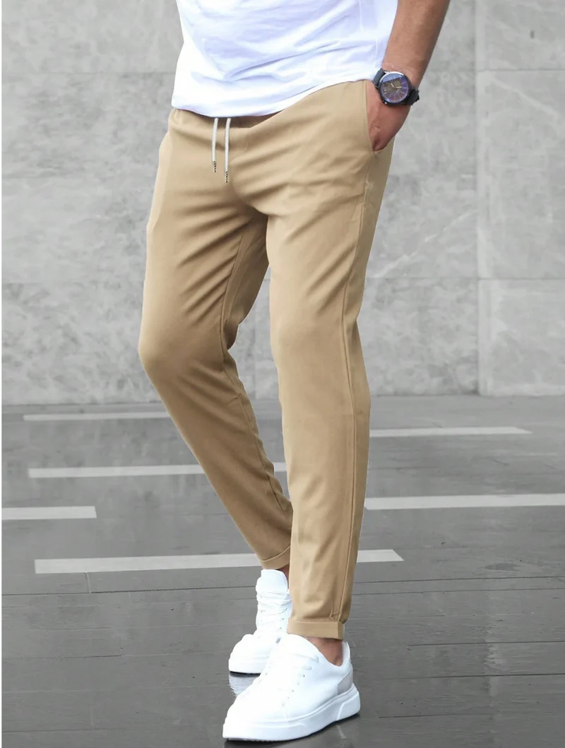 Pantaloni elasticizzati uomo | Pantaloni comodi per lavoro e tempo libero