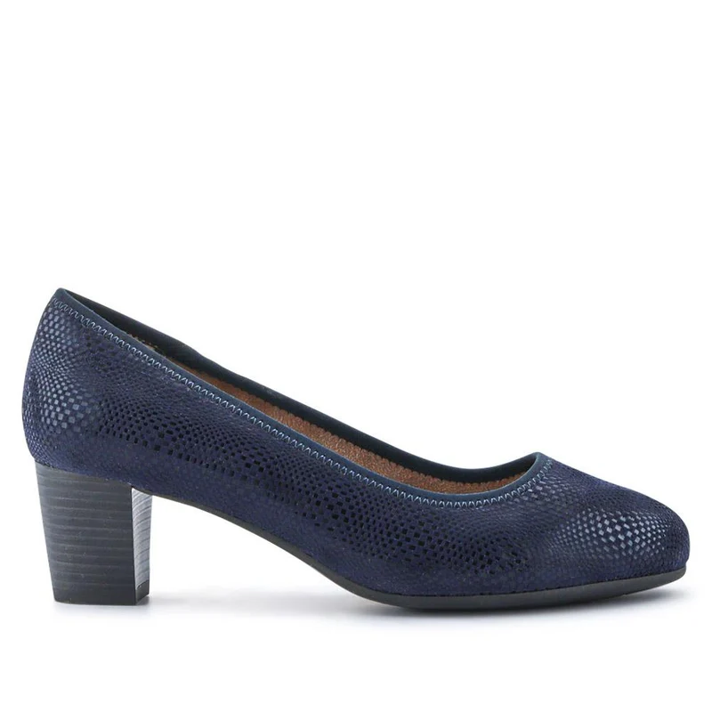 Lightweight Vegan Court Shoes - JANSP41003 / 326 784 - Navy Shimmer
