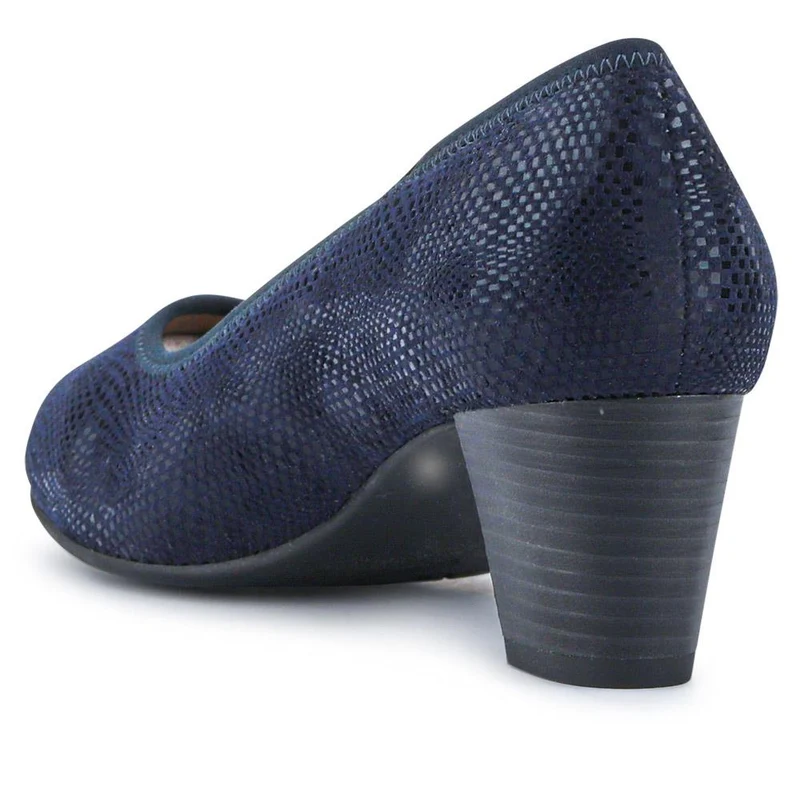 Lightweight Vegan Court Shoes - JANSP41003 / 326 784 - Navy Shimmer