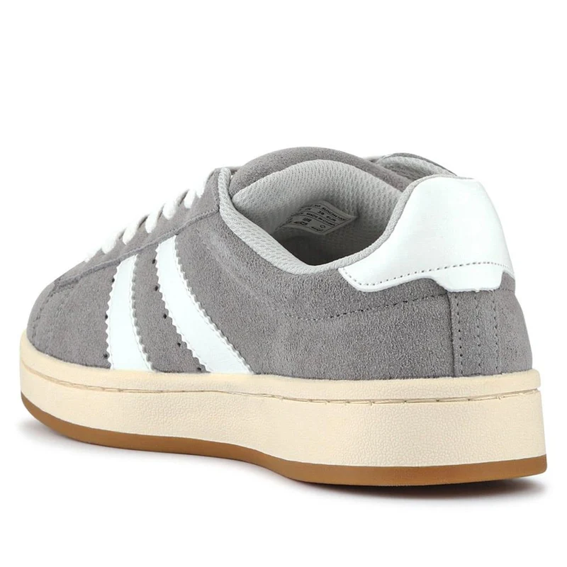 Suede Lace-Up Trainers - SUNCH41000 / 326 774 - Grey