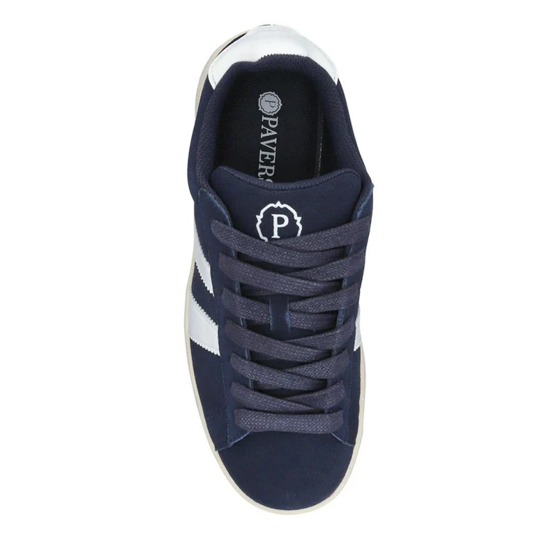 Suede Lace-Up Trainers - SUNCH41000 / 326 774 - Navy