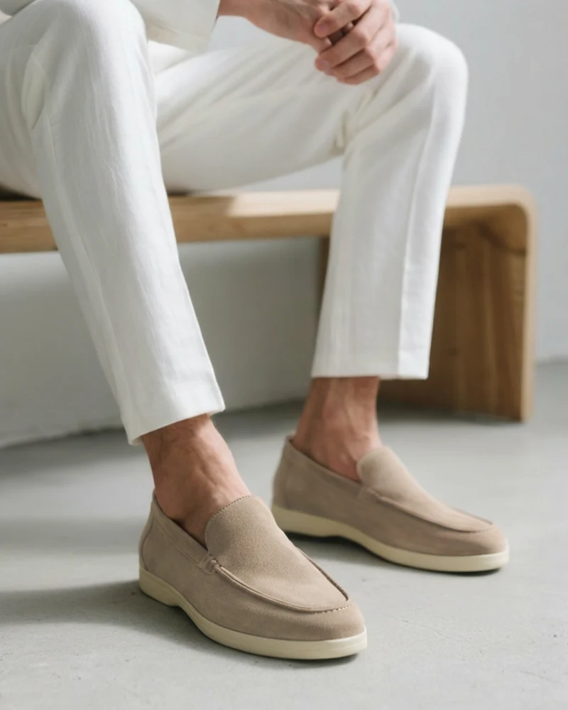 Mocassini in camoscio da uomo | Comodi slip-on con stile
