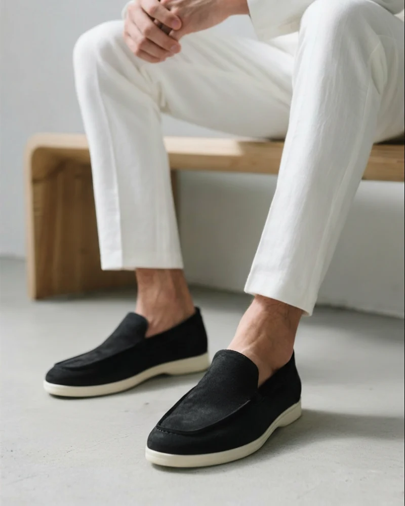 Mocassini in camoscio da uomo | Comodi slip-on con stile