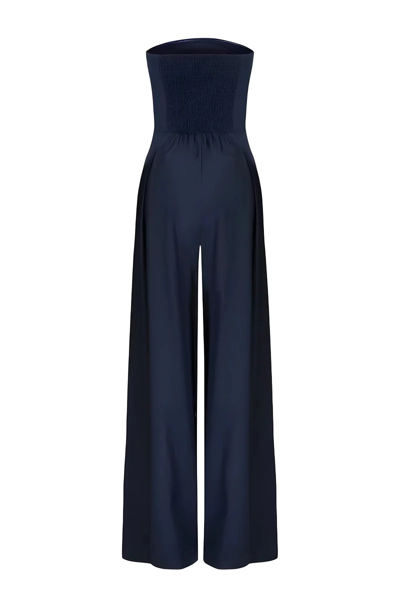 Tuta senza spalline da donna | Elegante jumpsuit per occasioni festive
