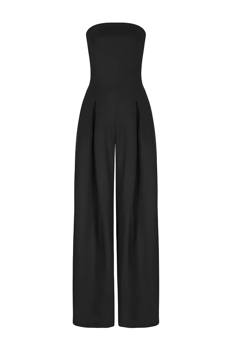 Tuta senza spalline da donna | Elegante jumpsuit per occasioni festive