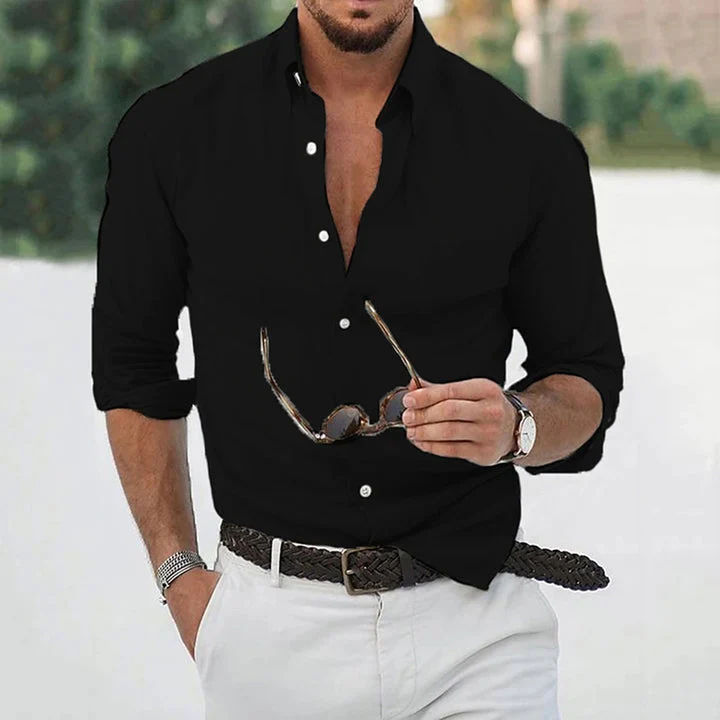 Camicia da uomo manica lunga classica | Camicia formale e casual