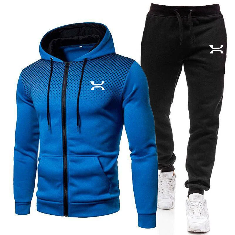 Tuta sportiva da uomo | Set con felpa con cappuccio e pantaloni da jogging