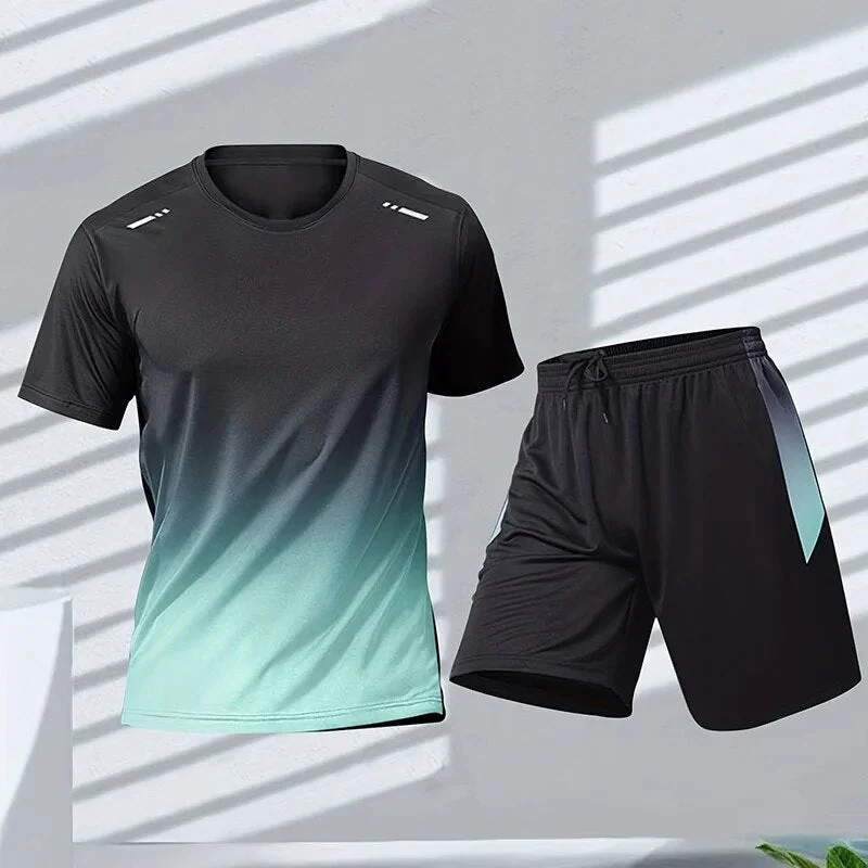 Set activewear da uomo | Tuta da allenamento con sfumature di colore