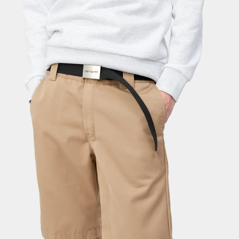 Carhartt WIP Unisex-Chrom-Clip-Gürtel – Schwarz