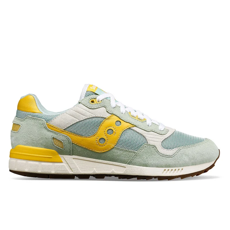 Saucony Unisex Shadow 5000 Trainer – Mint / Gelb