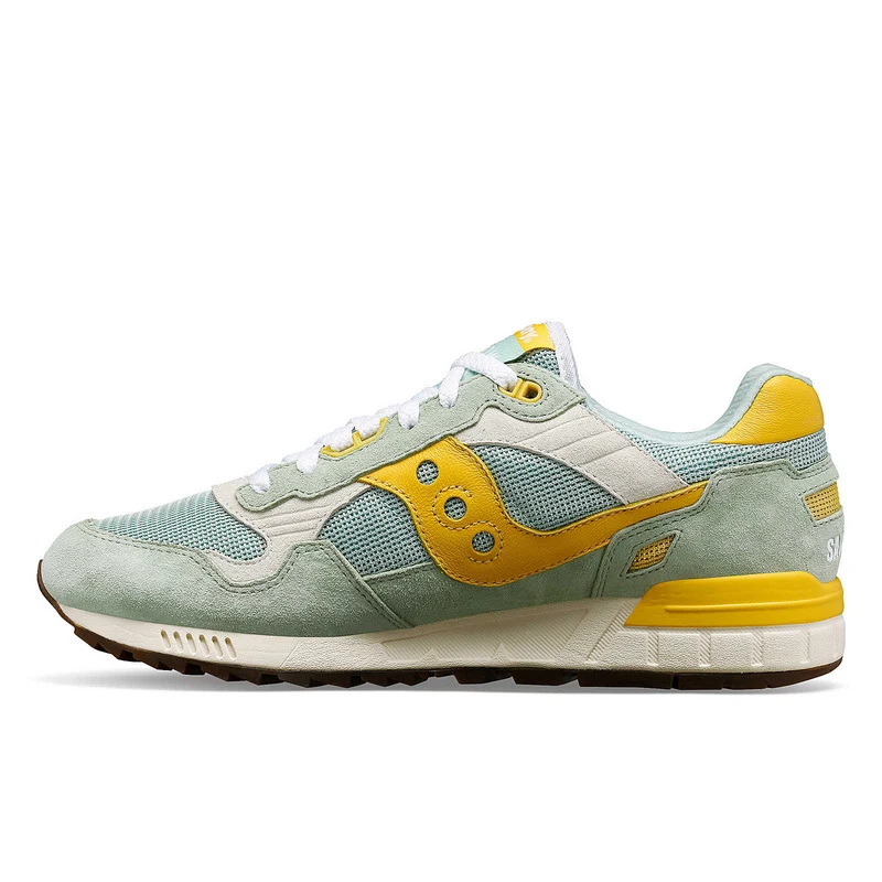 Saucony Unisex Shadow 5000 Trainer – Mint / Gelb