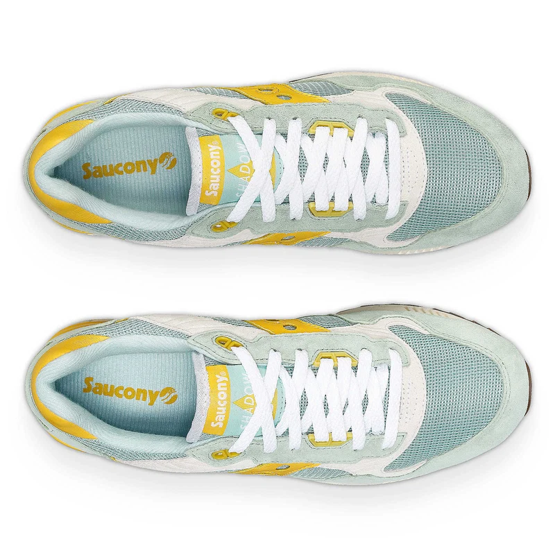 Saucony Unisex Shadow 5000 Trainer – Mint / Gelb