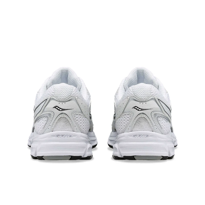 Saucony Unisex Grid Ride Millennium Trainer – Weiß / Silber