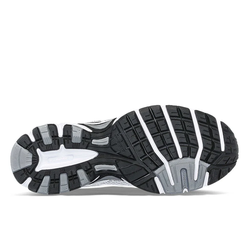 Saucony Unisex Grid Ride Millennium Trainer – Weiß / Silber