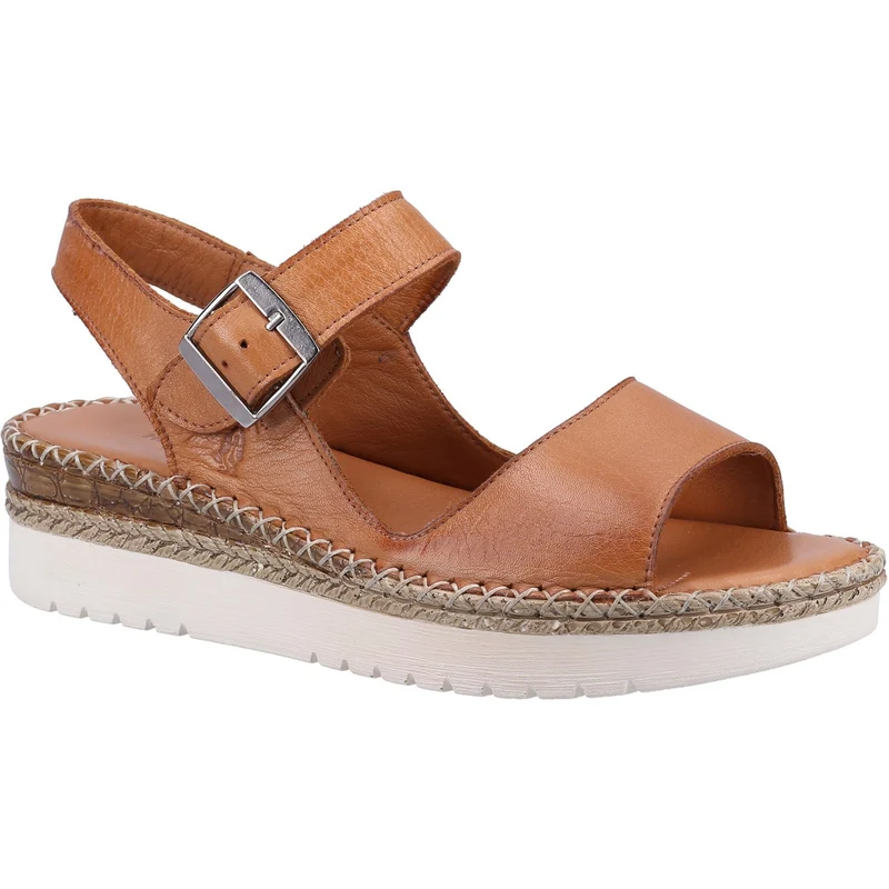 Hush Puppies Stacey Ledersandale für Damen – Hellbraun