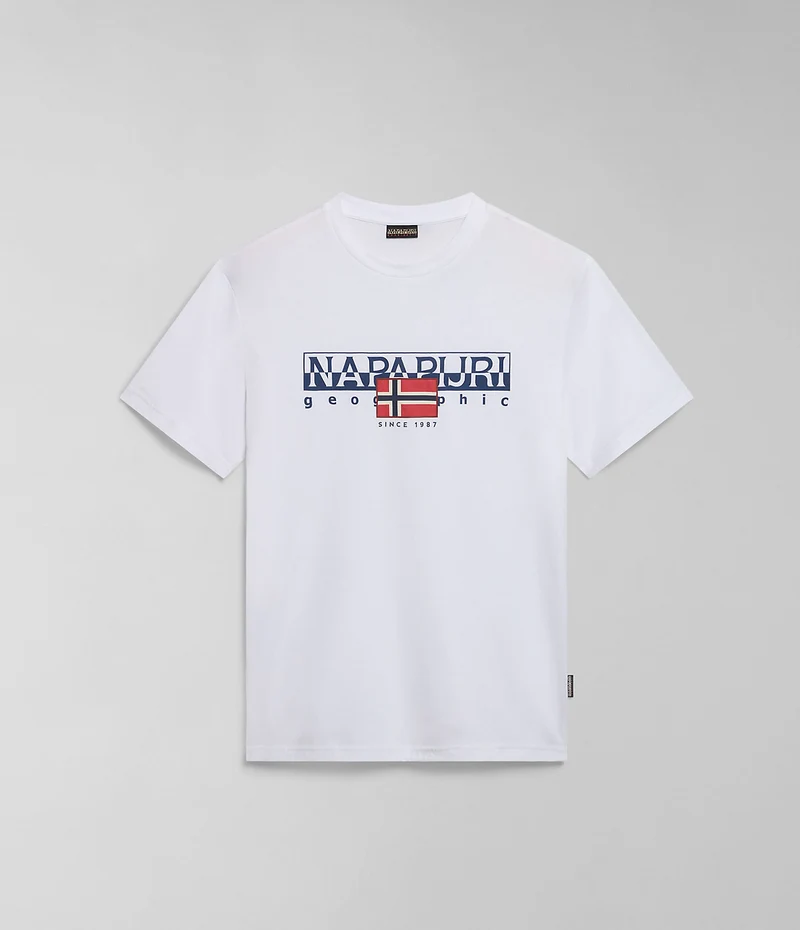 Napapijri Aylmer Herren-T-Shirt – Weiß