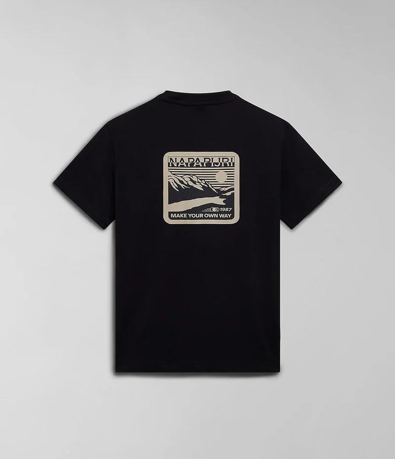 Napapijri Gouin Herren-T-Shirt – Schwarz