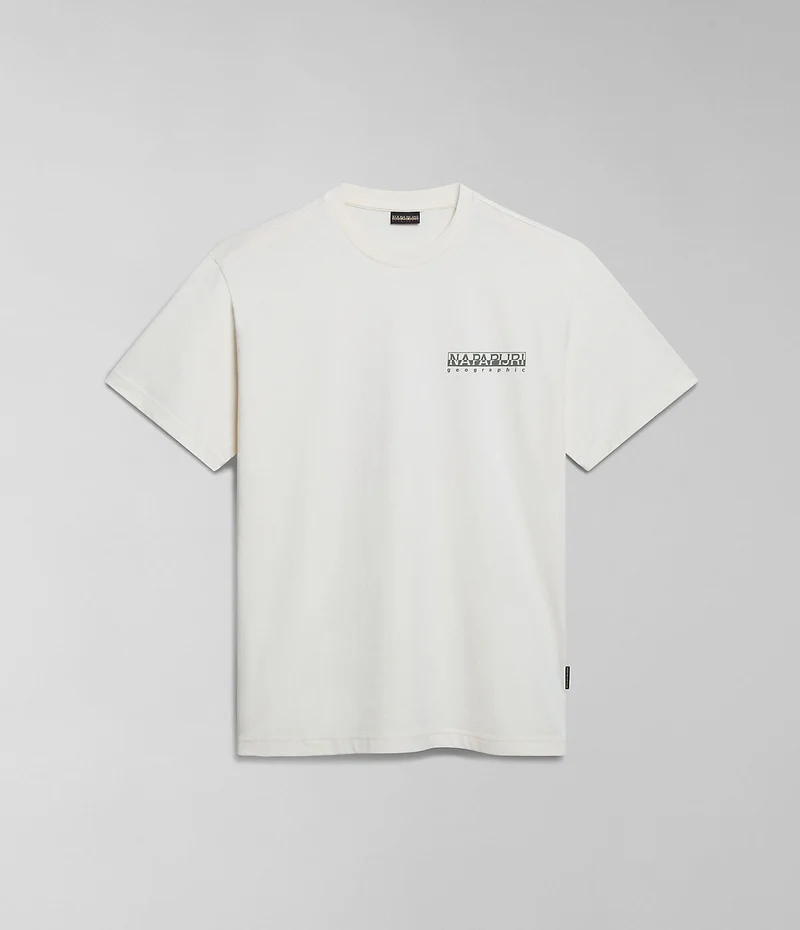 Napapijri Gouin Herren-T-Shirt – Weiß (Whisper)