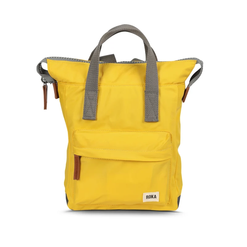 ROKA Bantry B Aspen Yellow Kleine Tasche aus recyceltem Nylon