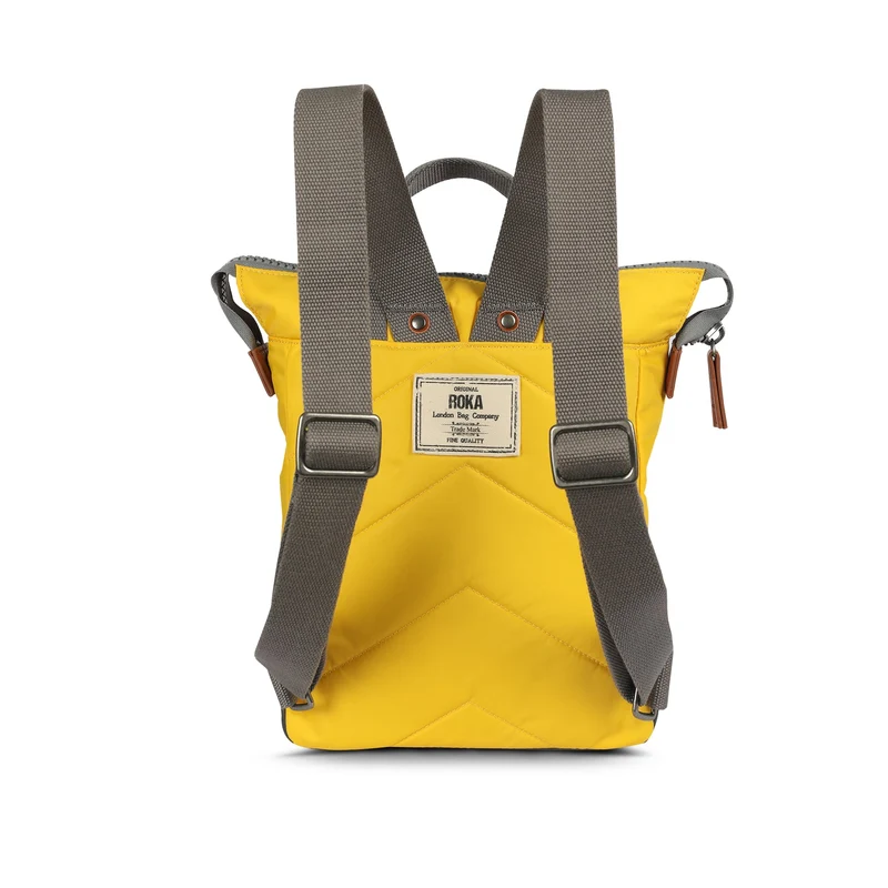 ROKA Bantry B Aspen Yellow Kleine Tasche aus recyceltem Nylon