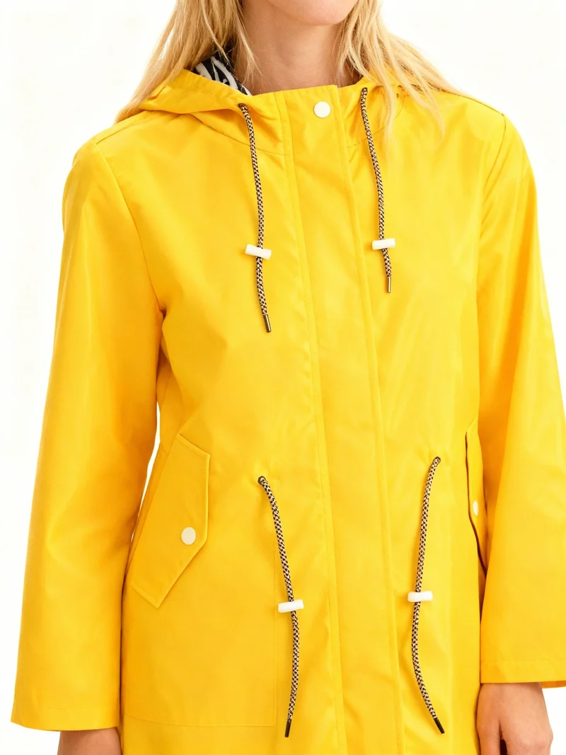 Cappotto impermeabile con cappuccio | Cappotto da donna per la mezza stagione