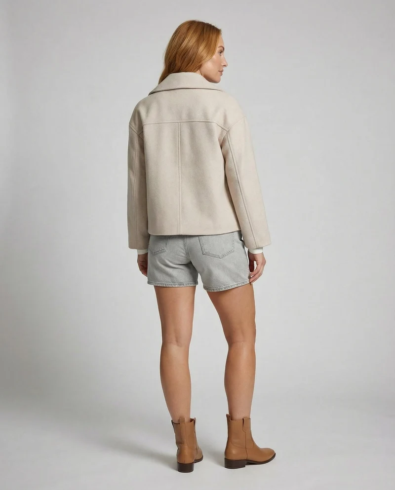 Giacca corta da donna | Giacca moda doppiopetto
