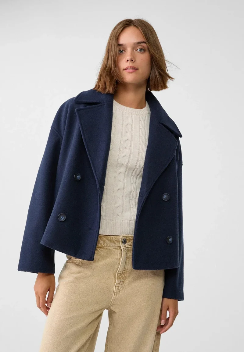 Giacca corta da donna | Giacca moda doppiopetto