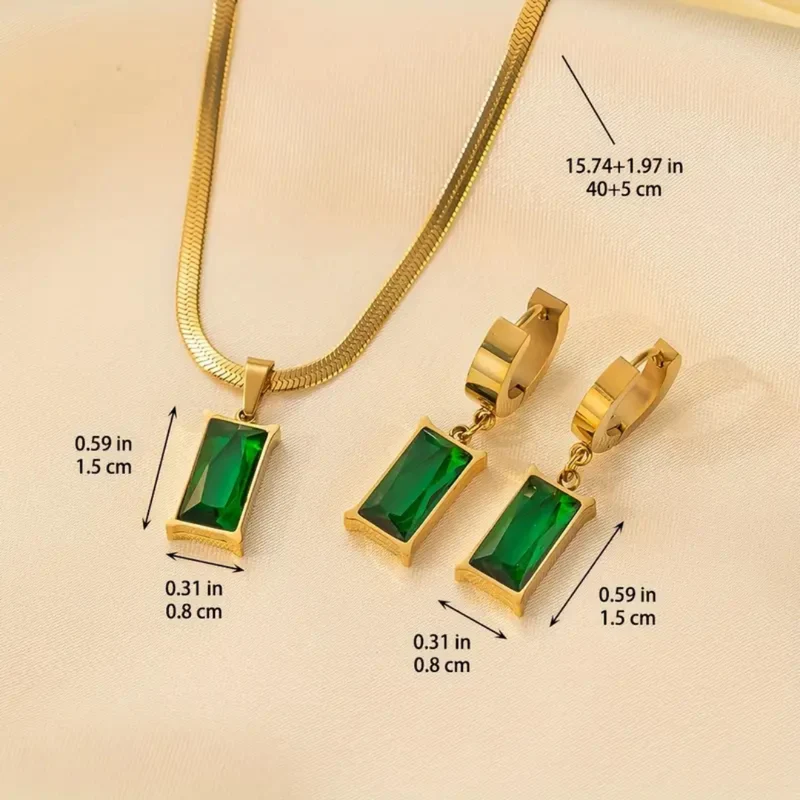 Iselotte | Set di gioielli placcati oro con collana e orecchini