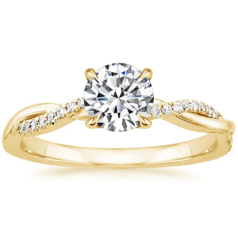 Noa | Anello da donna elegante placcato oro