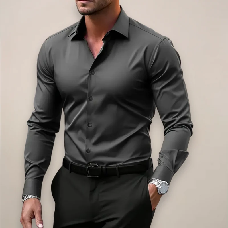 Slim-Hemd Silvanus | Elegantes Herrenhemd Frühling