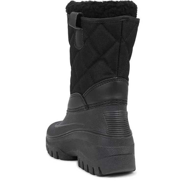 Fleece-Lined Snow Boots - SHINN40001 / 326 402 - Black