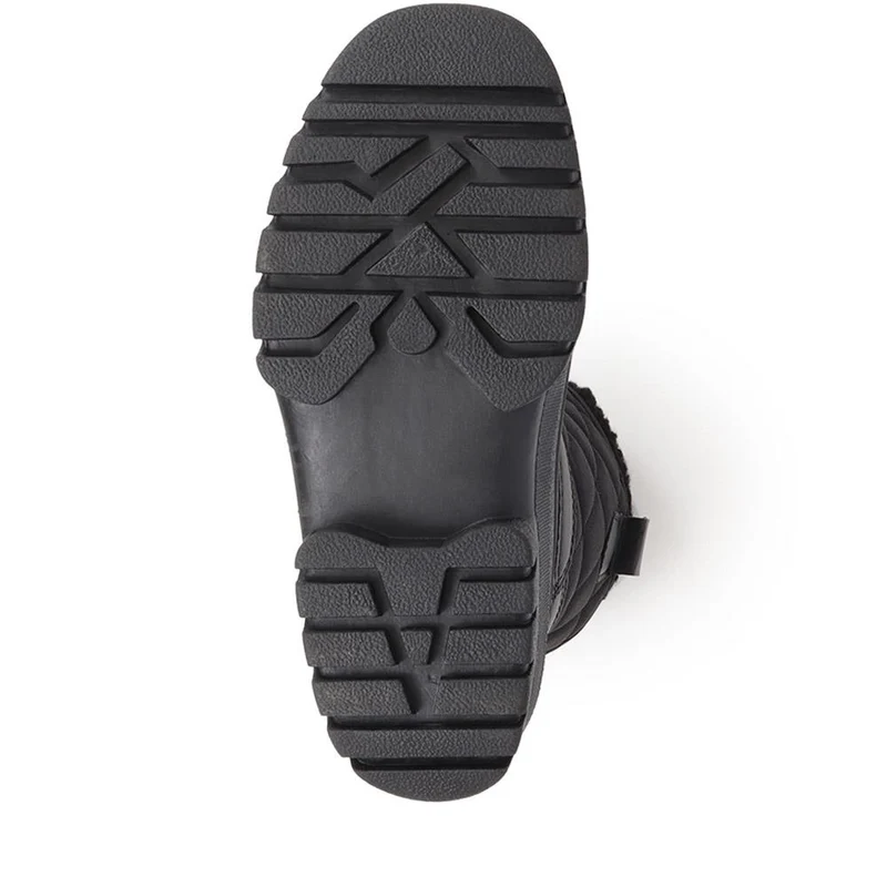 Fleece-Lined Snow Boots - SHINN40001 / 326 402 - Black