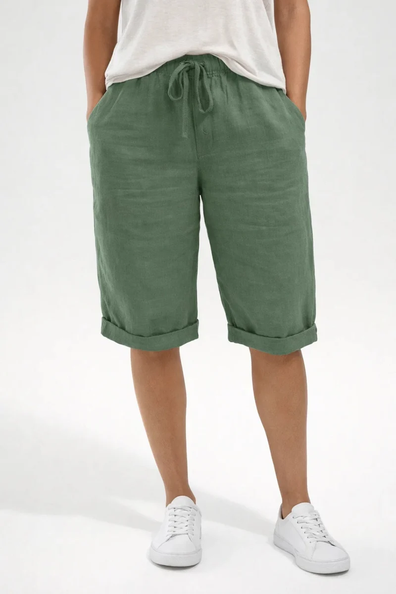 Pantaloncini da donna a vestibilità ampia con vita elastica estivi