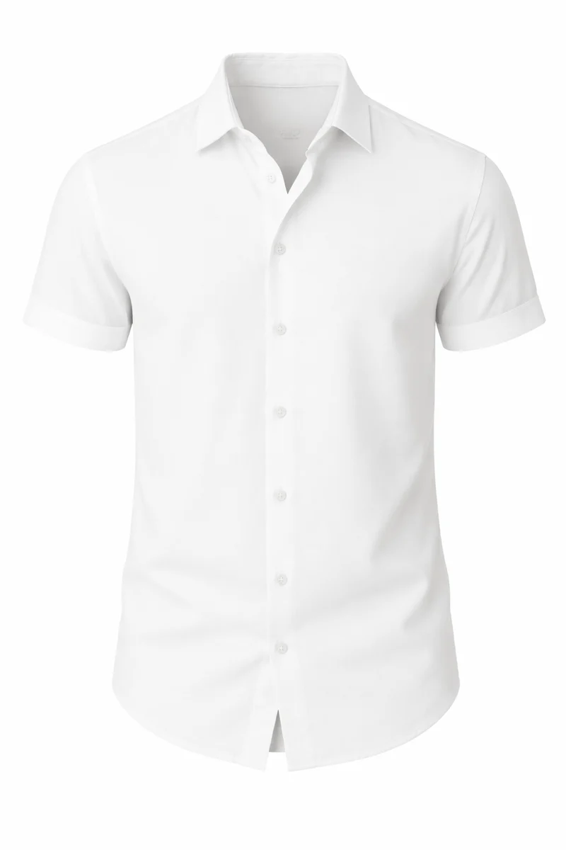 Camicia da uomo in lino classica manica lunga estiva