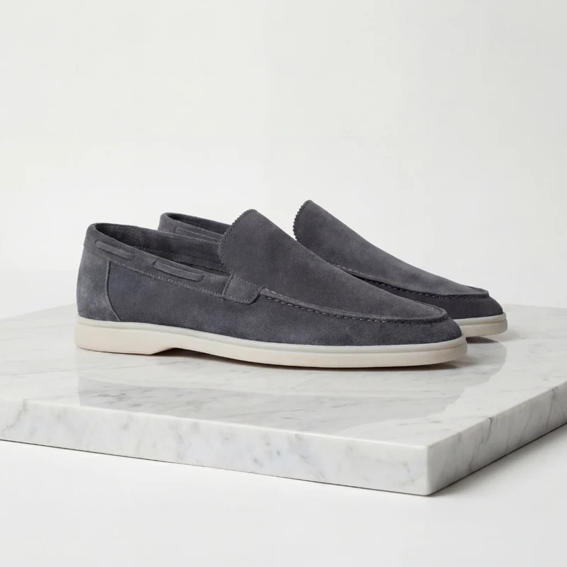 Mocassini da uomo in camoscio classici casual formali